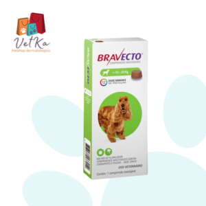 antipulgas e parasitas longa ação Bravecto 10-20kg comprimido