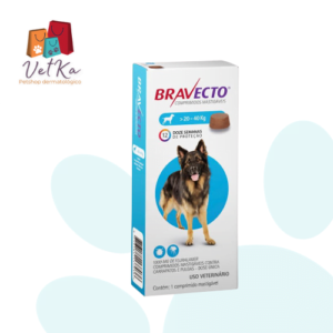 antipulgas e parasitas longa ação Bravecto 20-40kg comprimido