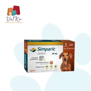 antipulgas e parasitas Simparic 5,1-10kg