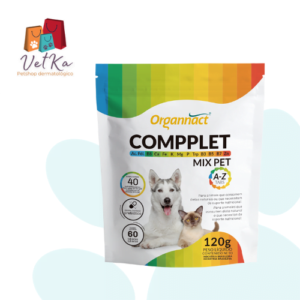 suplemento de vitaminas A a Z em comprimidos Compplet Mix Pet