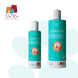 shampoo para tratamento dermatite Cloresten