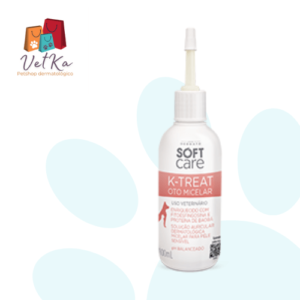 solução de limpeza suave para ouvido K-treat oto micelar